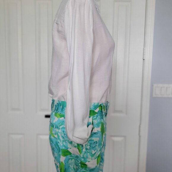 NWT Lilly Pulitzer Poolside Blue First Impression Callahan Short Sz 4 - Picture 8 of 13